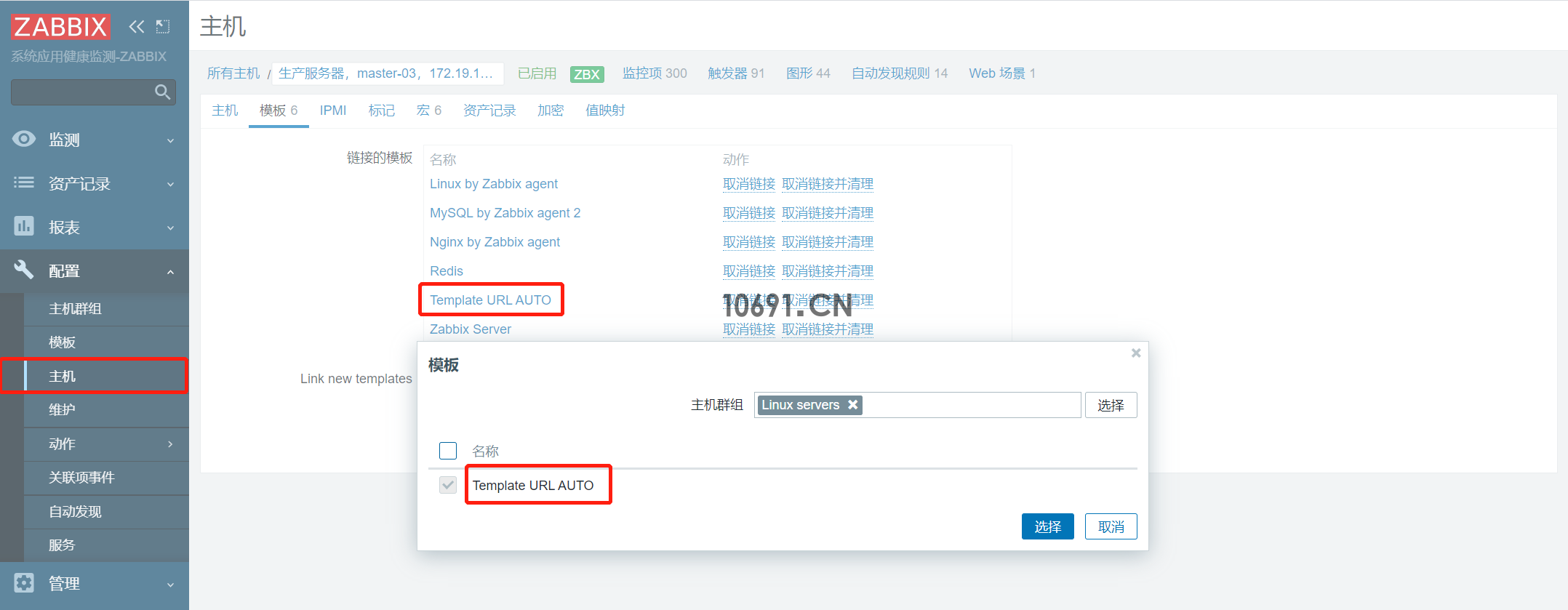 【亲测】Zabbix-5.4.0批量监控企业WEB应用URL实时状态与流量(图8)